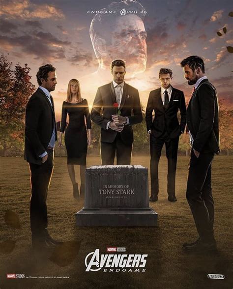 the avengers movie poster with four men standing in front of a ...