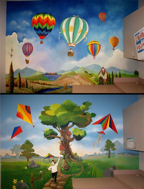 Balloon Painting, Room Wall Painting, Mural Wall Art, Window Painting ...