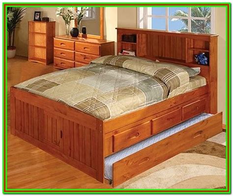 Full Size Captains Bed Plans - Bedroom : Home Decorating Ideas #KvqVJV5q2Z