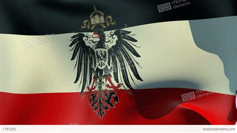 Flag Of German Empire 1871-1918 Stock Animation | 1191235