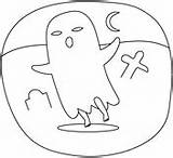 Disegni Di Fantasmi Da Colorare  Pagine Stampabili sketch template