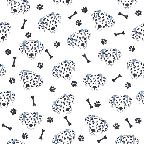 Black White Dog Muzzle Dalmatian Background, Tile, Inu, Dalmatian Background Image And Wallpaper ...