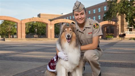 Texas A&M's first ever female mascot handler shows what it takes to ...