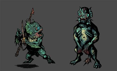 ArtStation - Fish monster art