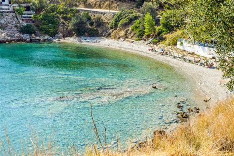 Asini small beach, Greece. stock photo. Image of relax - 109598268