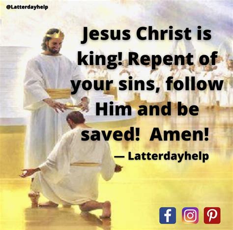 Jesus Christ Is King! – Latterdayhelp Quotes | Spiritual Crusade