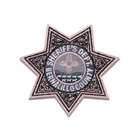 Bernalillo Co, NM Sheriff Pink Patch - SymbolArts