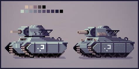 Pixel Tank Art by Luther0Everett on DeviantArt