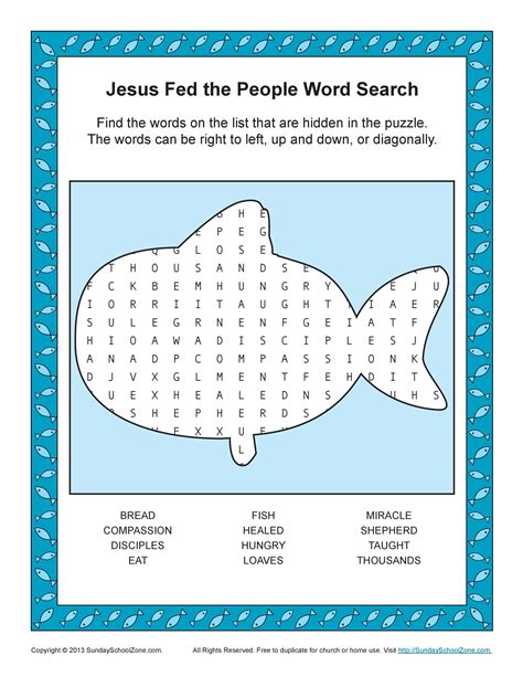 Free Printable Sunday School Crossword Puzzles | Free Printable