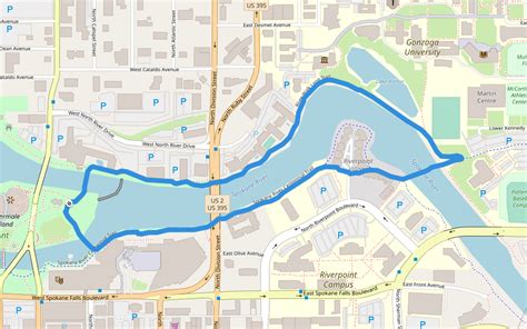 Riverfront Park Walking and Running - Spokane, Washington, USA | Pacer