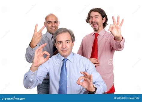 Happy Business team stock photo. Image of partnership - 5805038