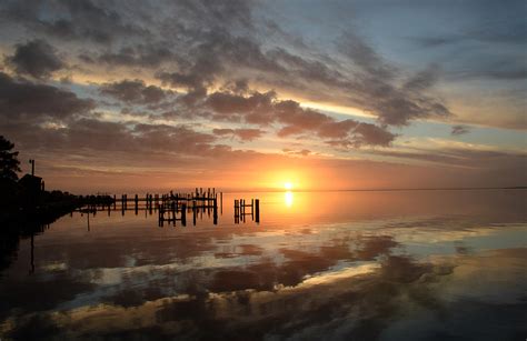 Orange sunset at Bivalve, MD Photograph by Dana Paternoster - Fine Art ...