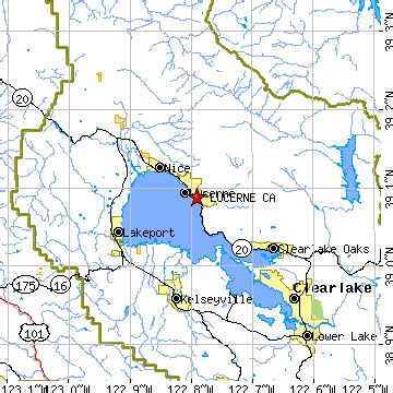 Lucerne, California (CA) ~ population data, races, housing & economy