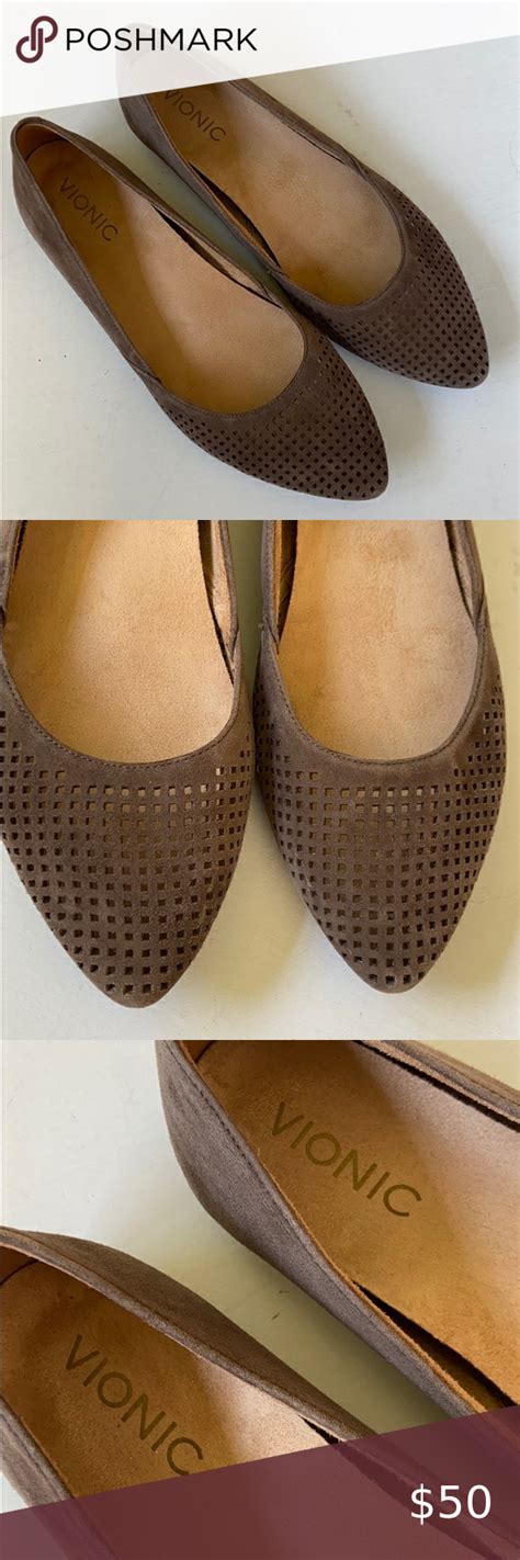 EUC Vionic leather flats | Leather flats, Flat shoes women, Leather