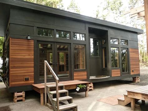 450 Sq. Ft. Waterhaus Prefab Tiny Home | Tiny house exterior, Small ...