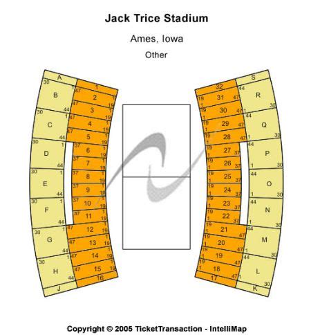 Jack Trice Stadium Tickets and Jack Trice Stadium Seating Chart - Buy ...