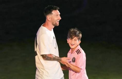 Continúa el legado: el hijo mayor de Lionel Messi, Thiago, debutó en las inferiores de Inter Miami