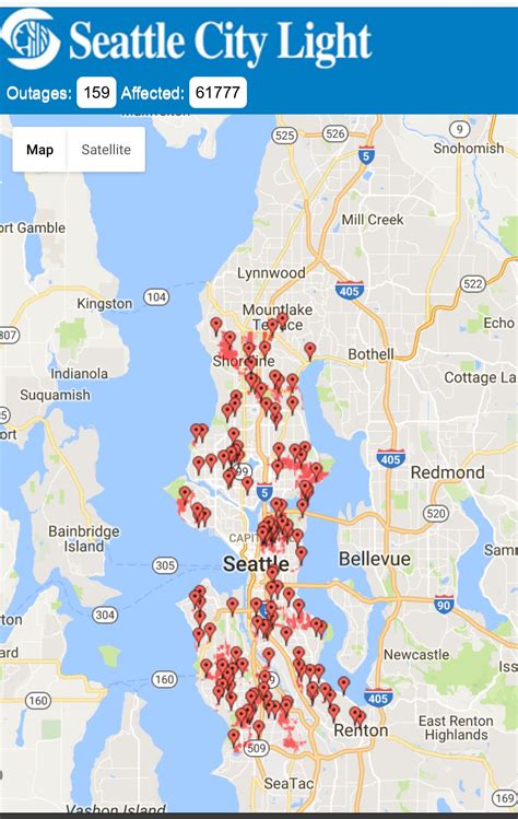 Seattle power outage map : r/SeattleWA