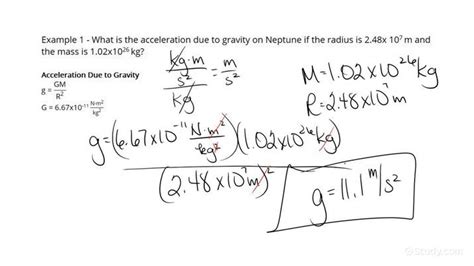 How to Calculate Acceleration Due to Gravity on Mars