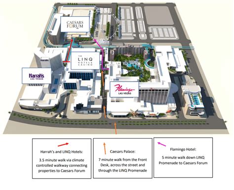 Caesars Forum Convention Center Map