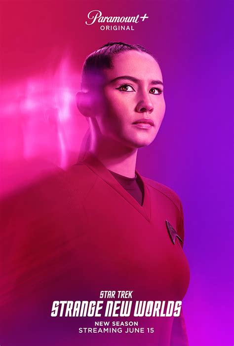 New STAR TREK: STRANGE NEW WORLDS Season 2 Character Posters Beam Down the Enterprise Crew ...