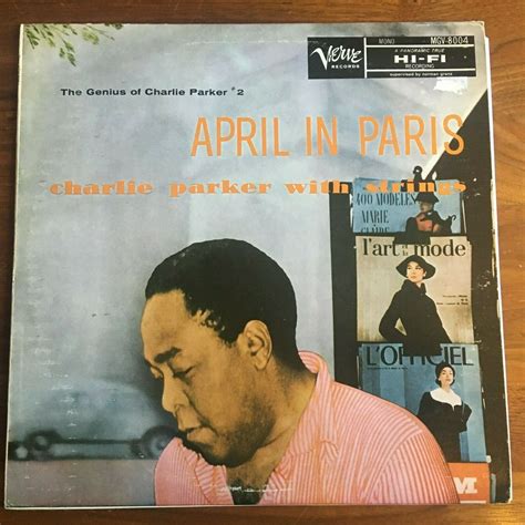 popsike.com - Charlie Parker With Strings - April In Paris LP MGV-8004 ...