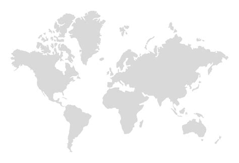 World Map Flat Png - Carlen Wilmette