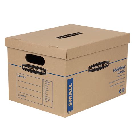 Bankers Box SmoothMove Classic Moving Boxes, Small 20pk, Kraft, 20 ...