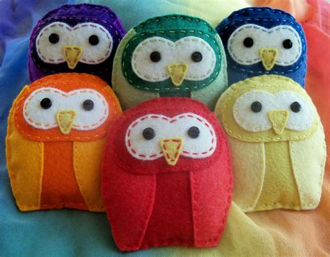 Felt owls, Cute owl, Crafty craft