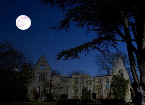 "Mansion Ruins by Moonlight" by Paul Rumsey | Mansions, Ruins, Moonlight