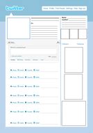 Twitter Page Templates | Teaching Resources