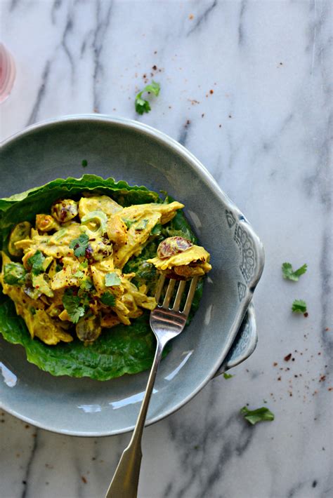 Simply Scratch Curried Chicken Salad with Grapes + Cashews - Simply Scratch