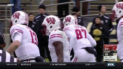 Wisconsin at Purdue - Football Highlights - YouTube