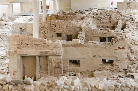 akrotiri archaeological site | Akrotiri santorini, Archaeological site, Santorini