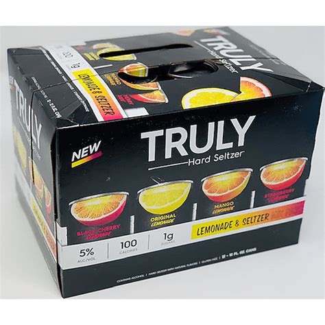 Truly Hard Seltzer, Lemonade, Mix Pack, 12 Pack | Buehler's