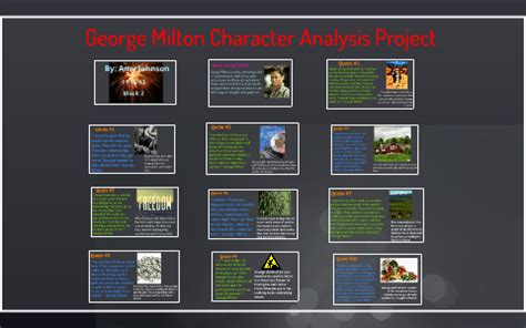 George Milton Character Analysis Project by Amy Johnson on Prezi