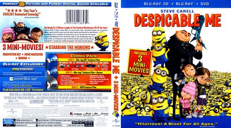 Despicable Me 3D - Movie Blu-Ray Scanned Covers - Despicable Me2 :: DVD ...