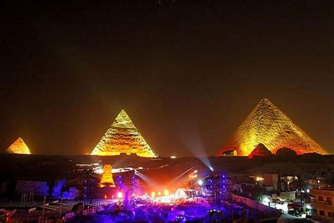 Pyramids And Sphinx Sound And Light Show From Giza: Triphobo