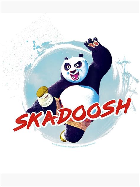 "Kung Fu Bear Po Skadoosh Action Pose" Poster for Sale by BogdanConrad | Redbubble