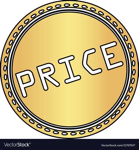 Price computer symbol Royalty Free Vector Image