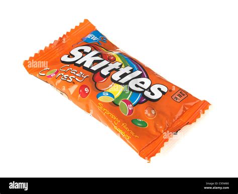 Bag of Crazy Cores Skittles Stock Photo - Alamy