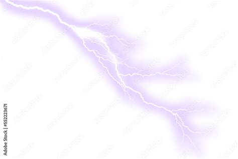 Purple Lightning Stock Illustration | Adobe Stock