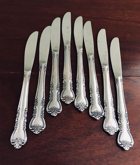 Vintage Stainless Flatware Set, Rogers Delight Flatware, Service for 8 ...