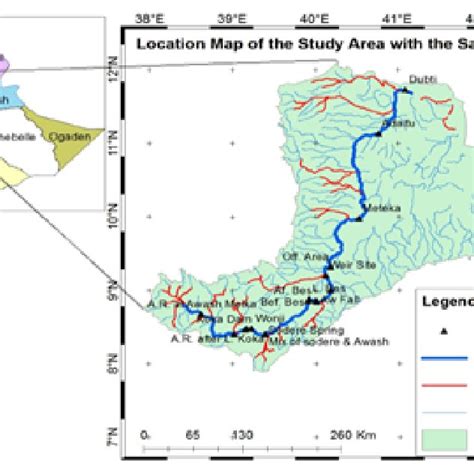 Location Map of Awash river basin. | Download Scientific Diagram