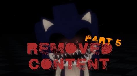 sonic exe the disaster removed content part 5! - YouTube