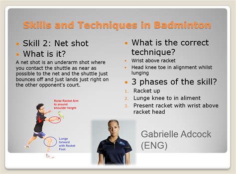 badminton : skills, techniques and tactics