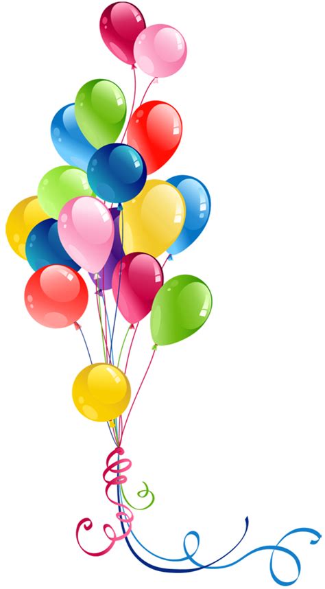 Free Birthday Balloons Transparent Background, Download Free Birthday ...