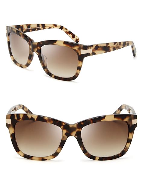 Kate spade new york Autumn Wayfarer Sunglasses, 52mm in Natural | Lyst