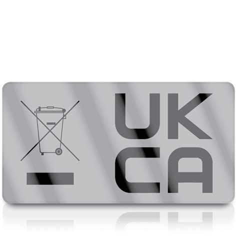 Buy Silver Standard WEEE & UKCA Marking Labels | Cheap WEEE & UKCA Labels