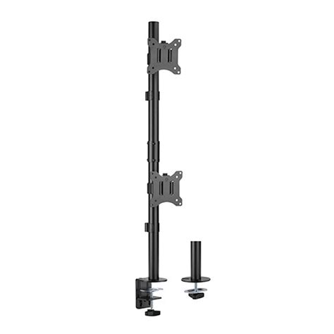 Brateck Vertical Pole Mount Dual-Screen Monitor Mount Fit Most 17'-32 ...